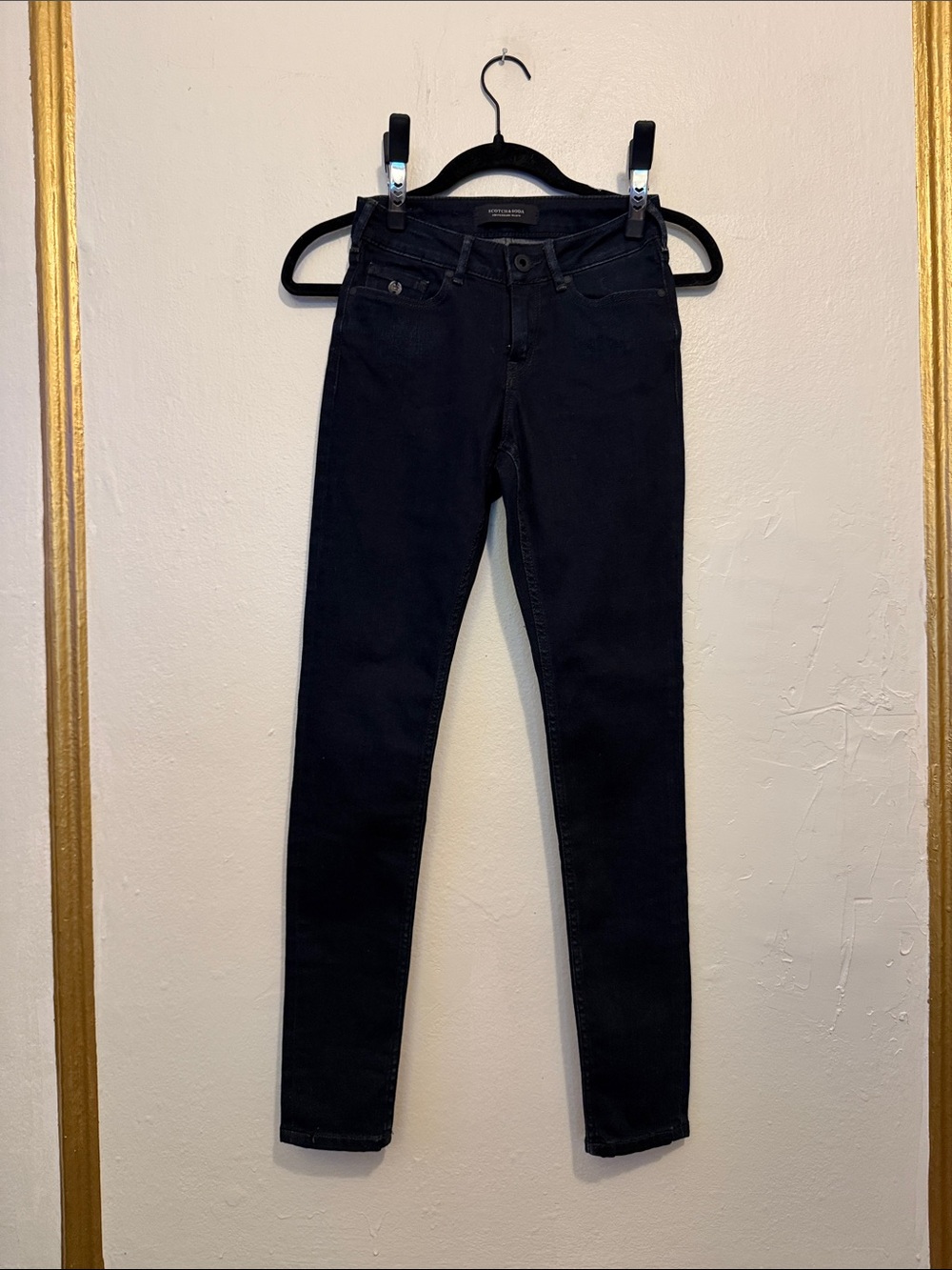 Scotch & Soda Dark Blue Skinny Jeans